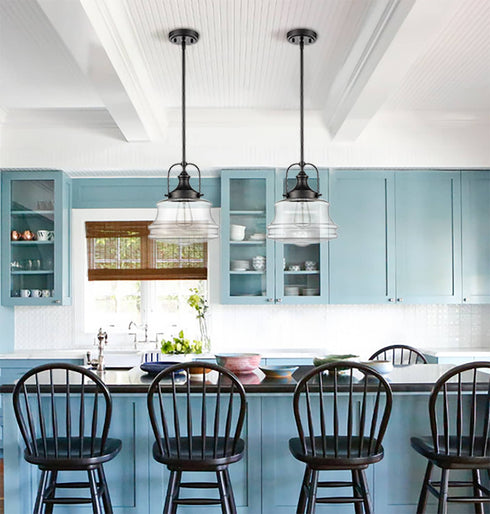 Industrial Pendant Light Black Schoolhouse Hanging Light